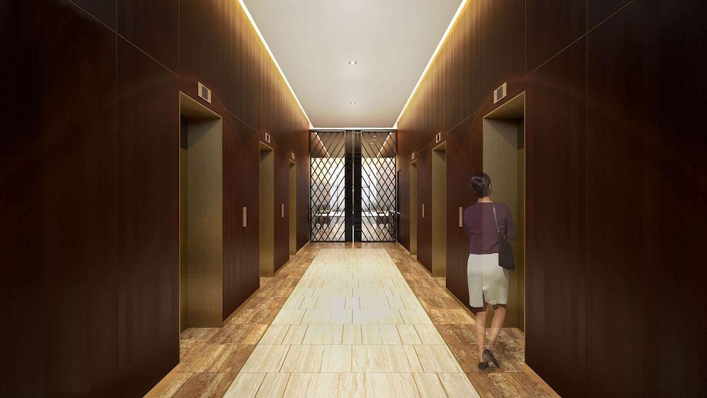 الشقق الفندقية ألِف الدوحة ريزيدنسز مجموعة كوريو من هيلتون المظهر الخارجي الصورة The elevators